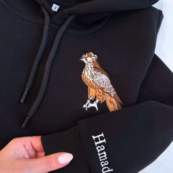 Hoodie  - Size Özel Nakış - Siyah